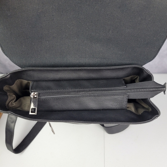 LXY Vegan Leather Backpack Vintage Black LAPTOP - Picture 15 of 16